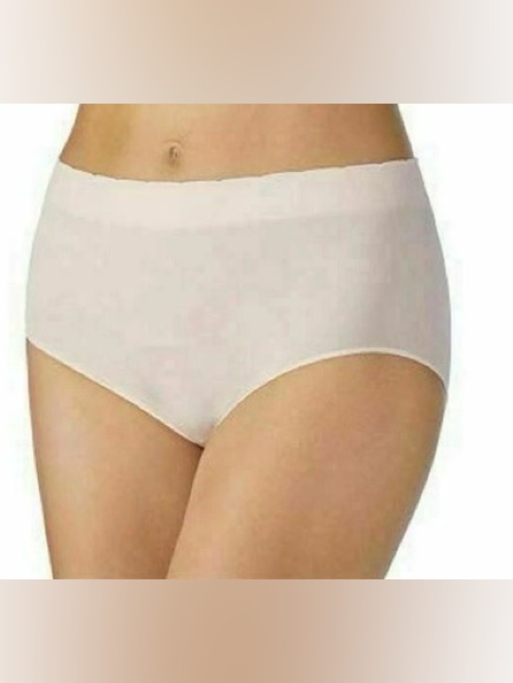Carole Hochman Cream High Waist Rise Full Coverage Beige Nude Panties Women’s S